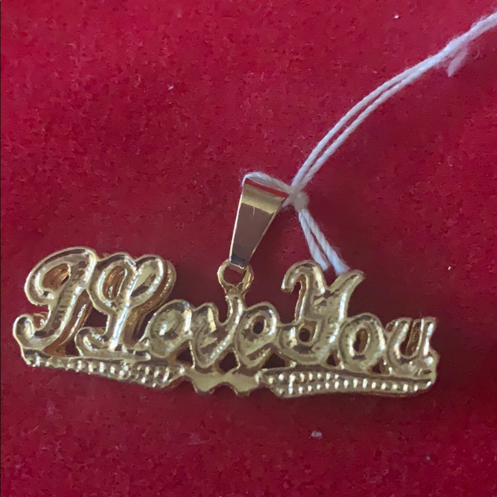 18K gold filled pendant